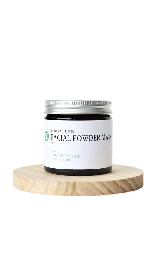 Facial powder mask